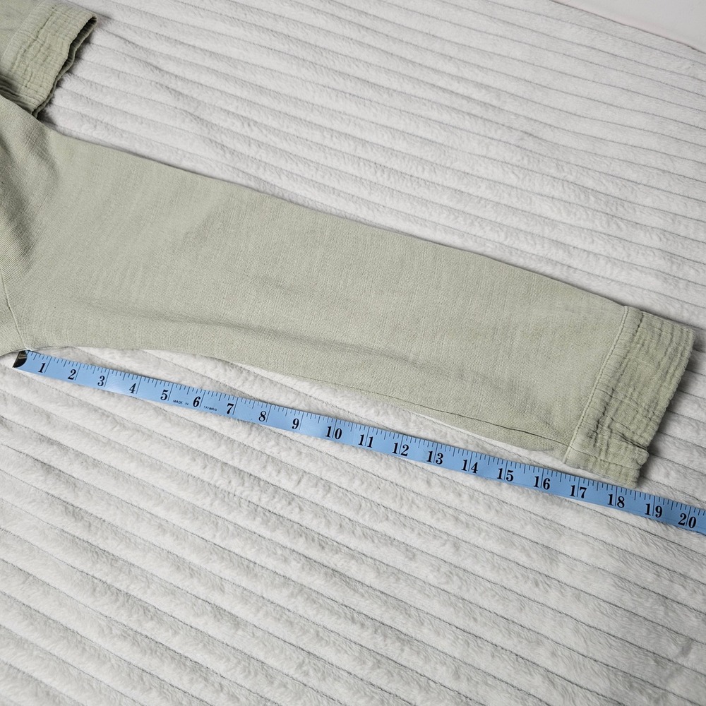 Pure Jill J.Jill Sage Green Organic Cotton Relaxed Fit Tunic Pockets Lagenlook L - Picture 5 of 11